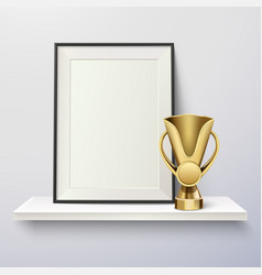 Frame With Cup Composition