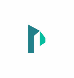 Letter P Building Logo Design Town