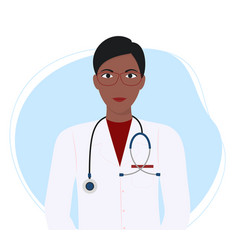 Black Woman Doctor With Stethoscope