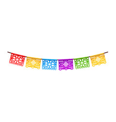 Mexican Cinco De Mayo Holiday Papel Picado Flag