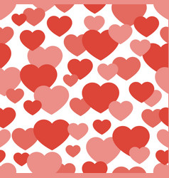 Simple Heart Shape Seamless Pattern