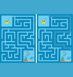 Easy Little Star Maze