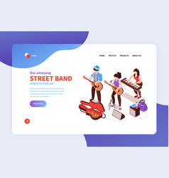 Street Band Landing Page