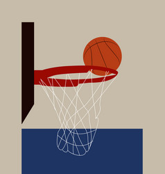 Basketball Sheer On White Background