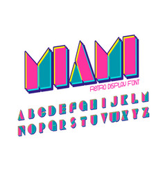 Bauhaus 90s 80s Style Geometric Font