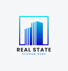 Modern Real Estate Property Apartment Logo Design