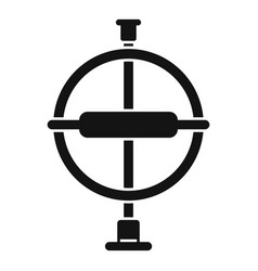 Aviation Gyroscope Icon Simple