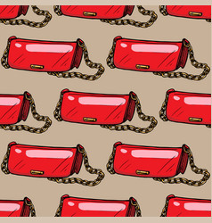 Woman Bag Seamless Pattern