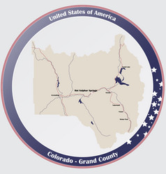 Map Grand County In Colorado