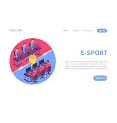 Esport Isometric Web Page