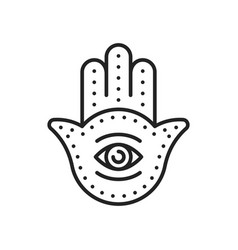 Fatima Or Hamsa Hand Isolated