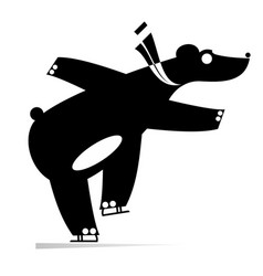 Funny Bear A Skater