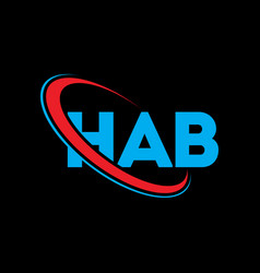 Hab Logo Letter Letter Logo Design