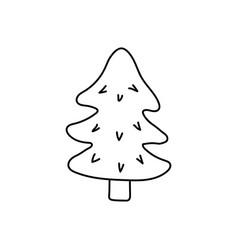 Hand Drawn Pine Tree