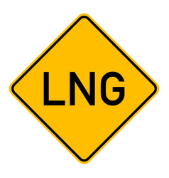 Lng And Road Sign