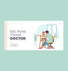 Ear Nose Throat Doctor Landing Page Template