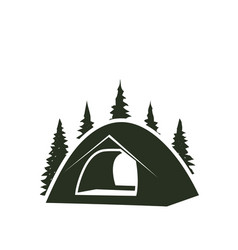 Silhouette Logo Camp