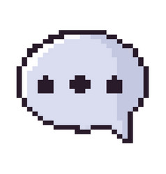 Speech Bubble Pixel Art