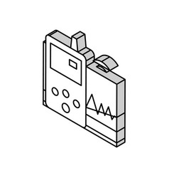 Vibration Assessment Isometric Icon