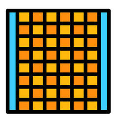 Cage Animal Trap Icon Color Outline