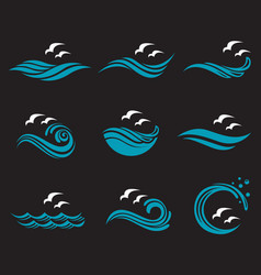 Sea Waves Icons