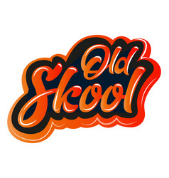 Old Skool Typography