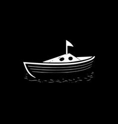 Boat - Black And White