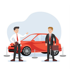 Buying And Selling Cars Concept