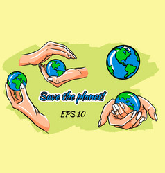 Save Earth Protect Our Planet Eco Ecology