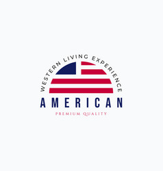 American Flag Logo Design