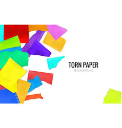 Colorful Torn Paper Background