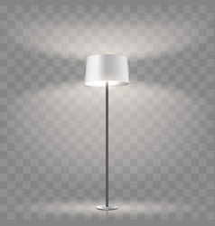 Modern Floor Lamp On Transparent Background