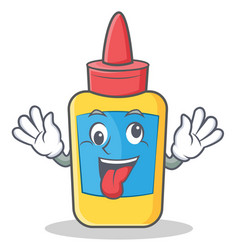 Crazy Glue Bottle Character Cartoon