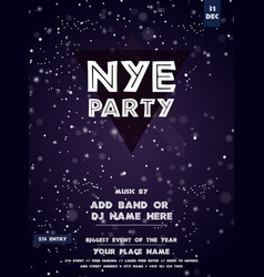 New Year Party Poster Flyer Design