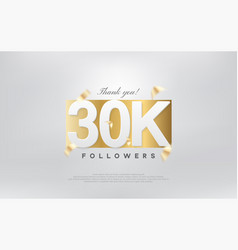 Thank You 30k Followers Simple Design