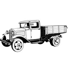 Vintage Truck With Body 1920s Monogram Black