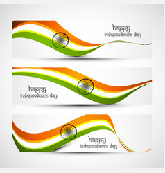 Indian Flag Header Set Design