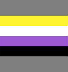 Non Binary Flag Pride Lgbtq Plus