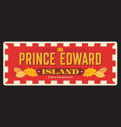 Prince Edward Island Canadian Province Plate