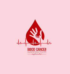 Design Concept Of Blood Cancer Awareness Month