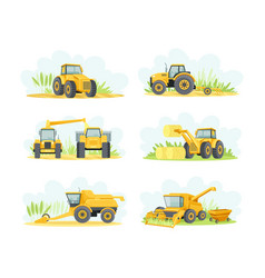 Agricultural Farming Machinery With Tractor