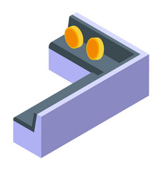 Corner Sofa Icon Isometric Style