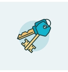 Bunch of keys Royalty Free Vector Image - VectorStock