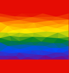 Low Poly Striped Rainbow Background Gay Pride