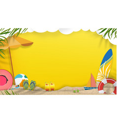 Summer Background Of Beach Vacation Holiday Theme