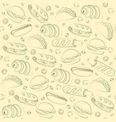 Trendy Fast Food Pattern For Cafe