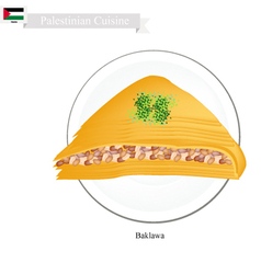 Baklava Or Palestinian Cheese Pastry With Syrup