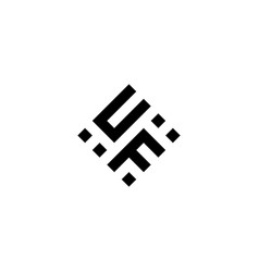 Fu Geometric Logo Initial Concept With High