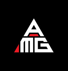 Amg Triangle Letter Logo Design