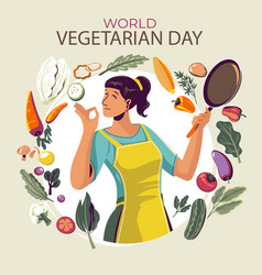 Flat World Vegetarian Day